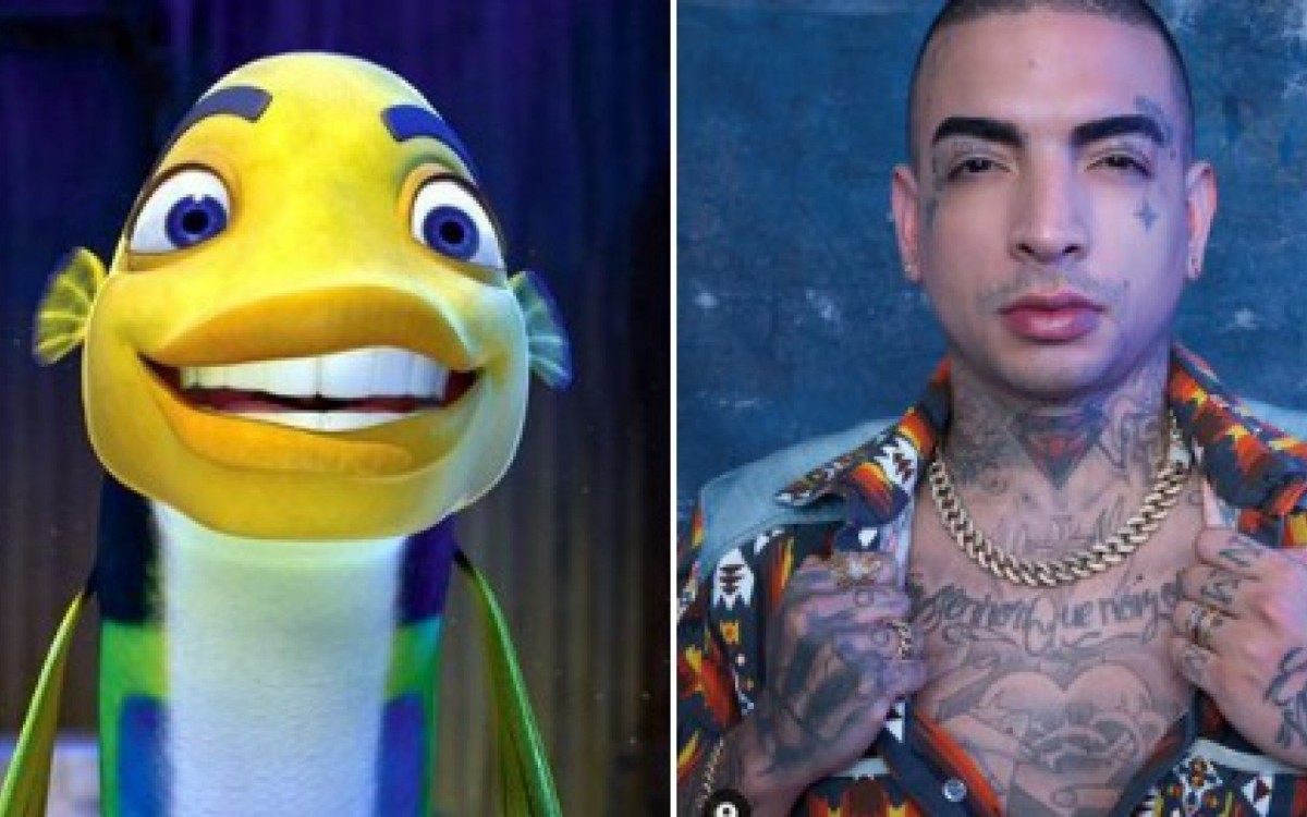 Internautas comparam MC Guim&ecirc; com personagem do filme 'O Espanta Tubar&otilde;es'