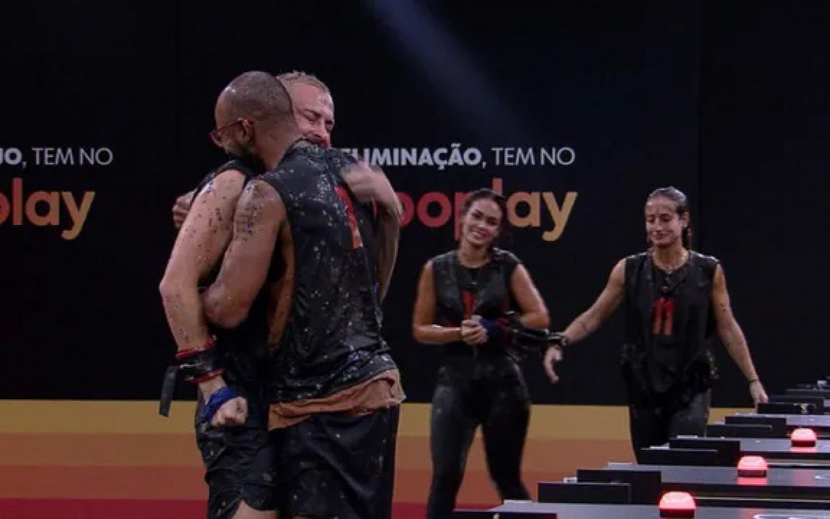 Fred e Ricardo vencem prova da imunidade - Reprodução da TV Globo