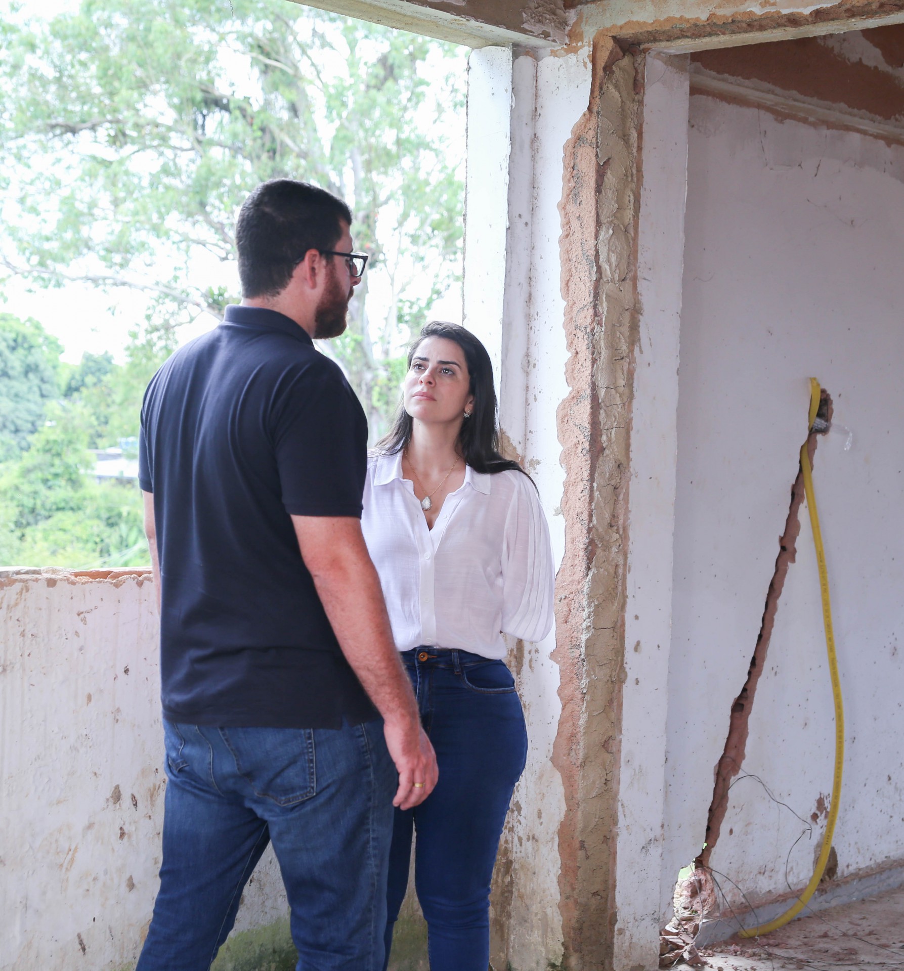 Obras em hospital de Mag&eacute;