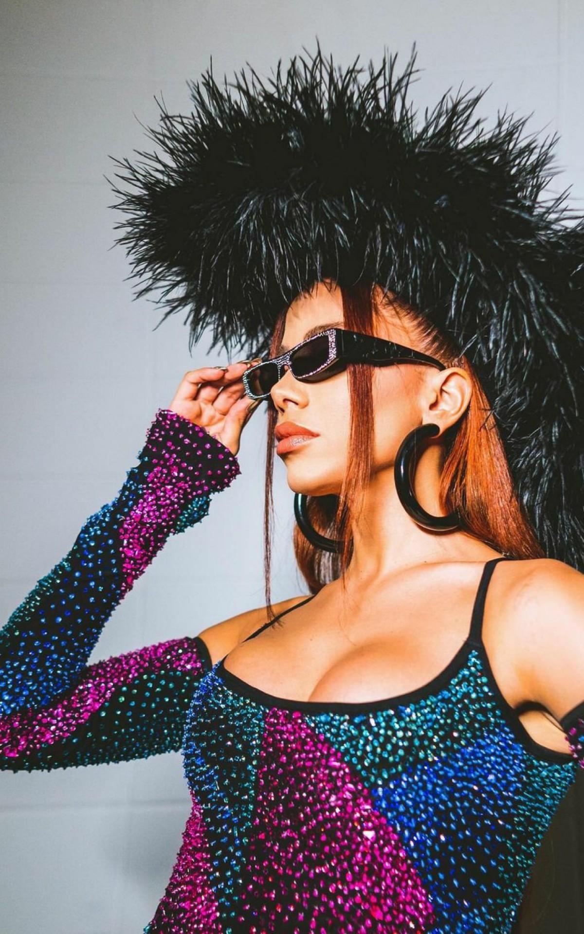 Anitta se apresenta na primeira festa do 'BBB 23'