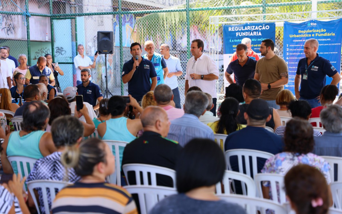 Mais de 3 mil domicílios foram regularizados no último domingo - Luis Fernando Magao / Secretaria Municipal de Habitação