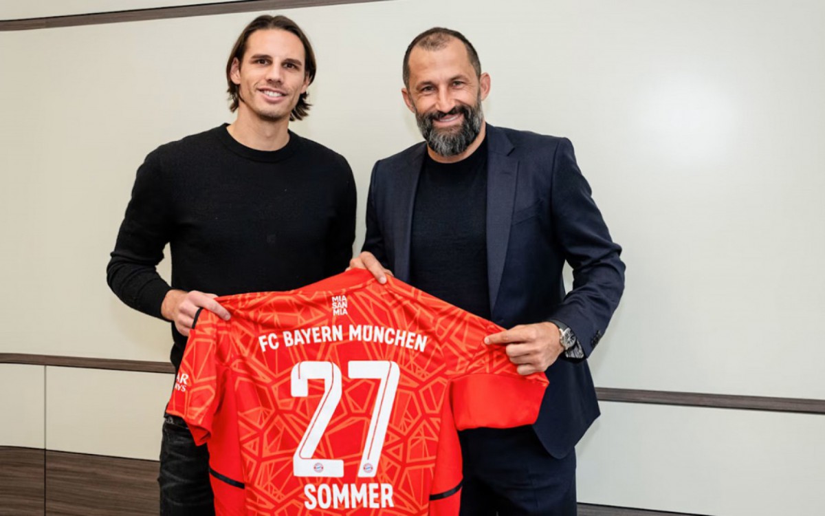 Yann Sommer assinou com o Bayern at&eacute; 2025