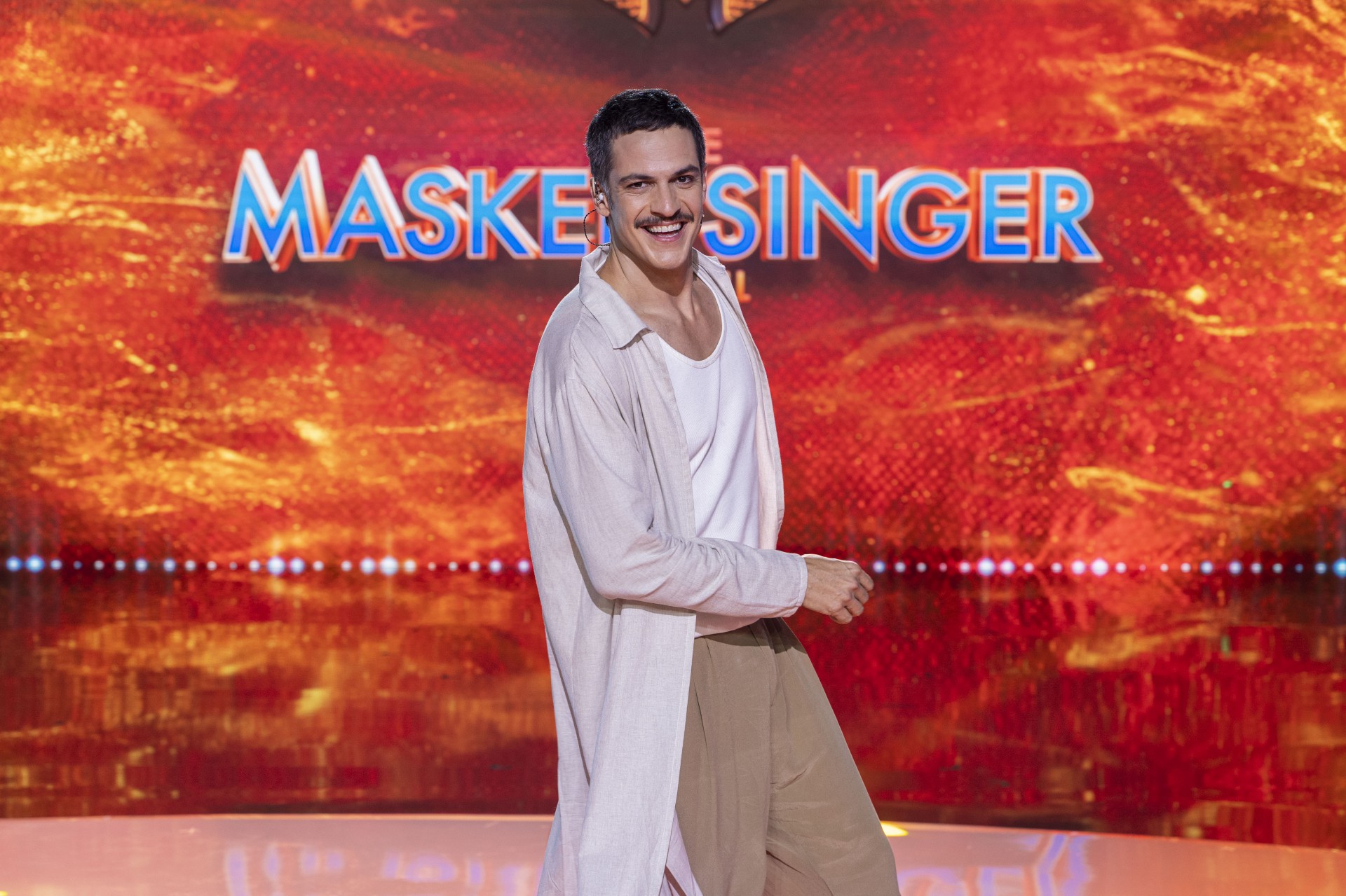 Mateus Solano faz sua estreia no 'The Masked Singer Brasil' - Mauricio Fidalgo/Globo