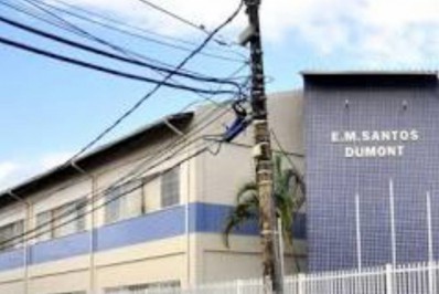 Gambá invade escola em Angra e é capturada pelo Corpo de Bombeiros