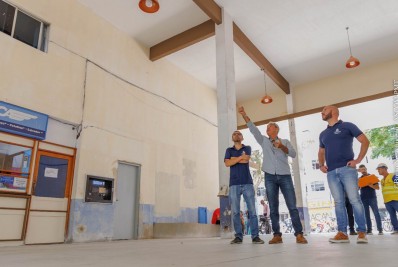 Prefeito Vinicius Claussen participa de visita técnica nas obras de revitalização da rodoviária de Teresópolis