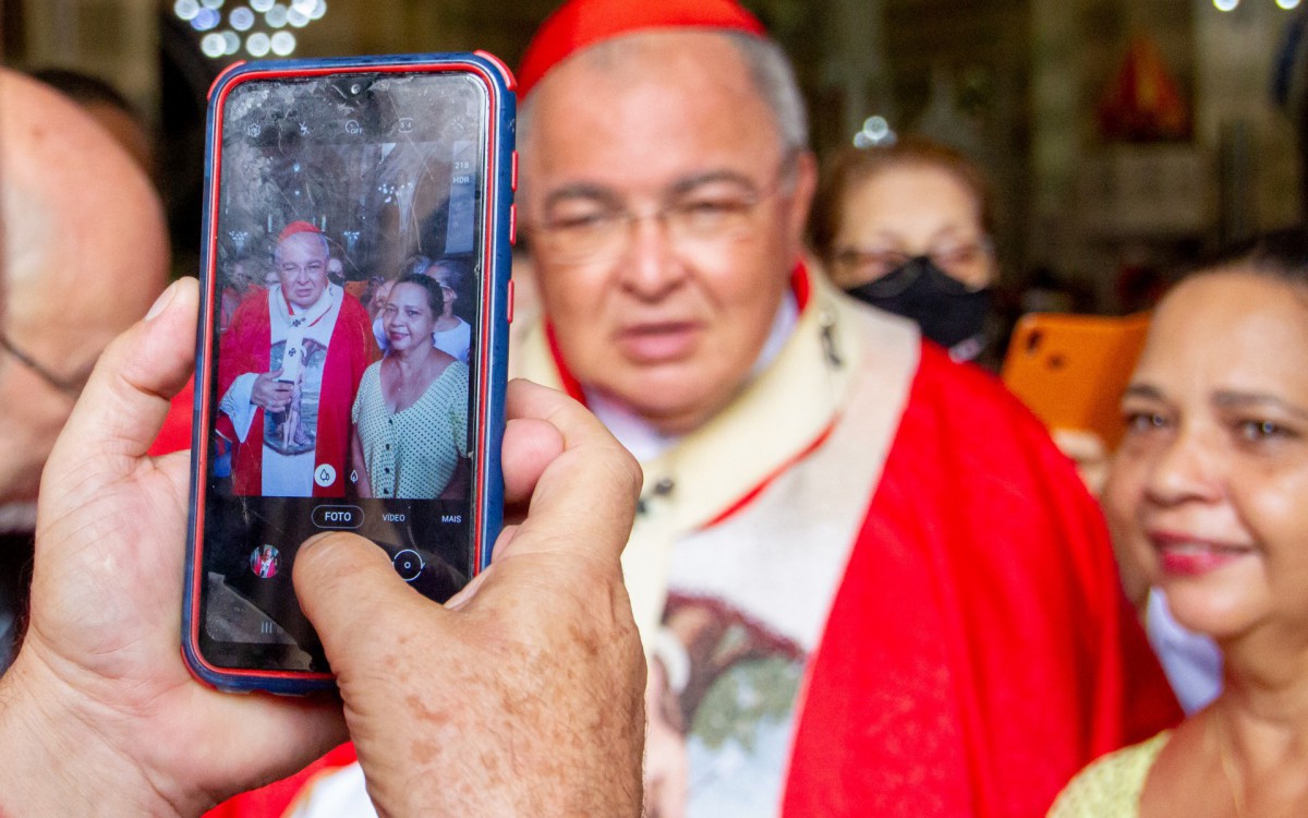Cardeal Orani Tempesta celebra a missa do padroeiro da cidade do Rio de Janeiro, S&atilde;o Sebasti&atilde;o, na Igreja dos Capuchinhos, na Tijuca