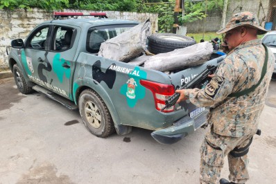 Oito homens são presos após furto de peças de linha férrea em Volta Redonda