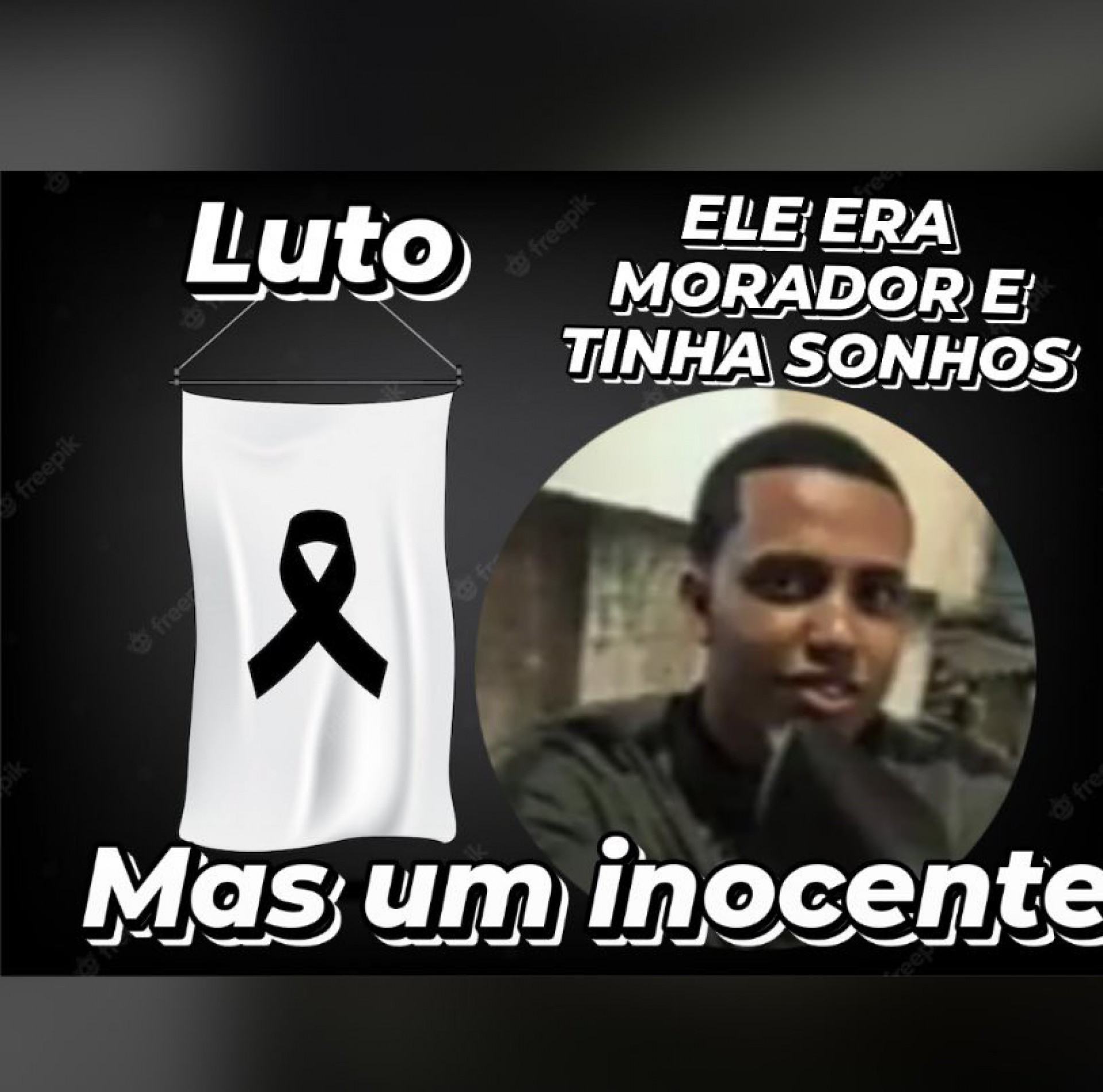 Daniel Eduardo Silveira Pinheiro foi baleado durante um tiroteio no Morro do Borel, na Zona Norte do Rio - Reprodução/Redes sociais