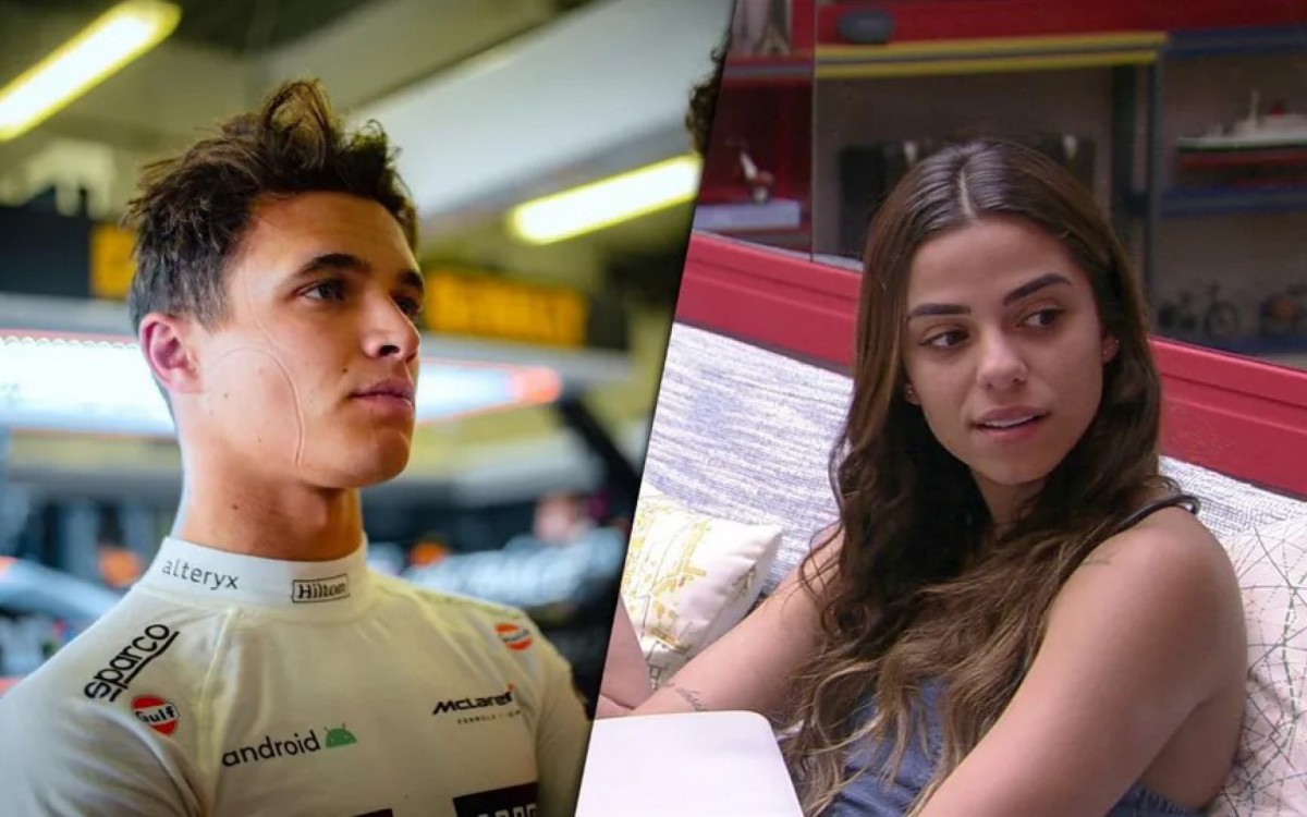 Key Alves revela que j&aacute; ficou com o piloto de F&oacute;rmula 1, Lando Norris