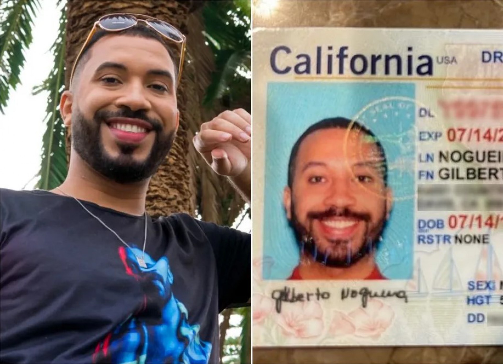 Gil do Vigor tira carta de motorista nos EUA - Reprodução/Instagram