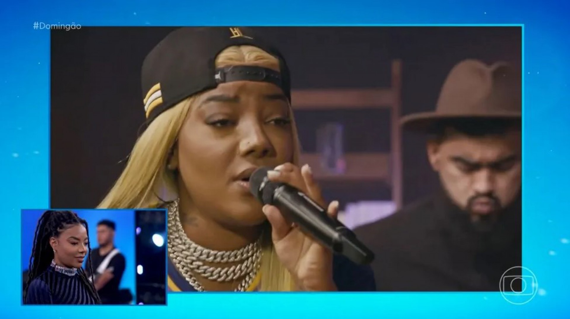 Ludmilla recebe homenagem no 'Domingão com Huck'

 - Reprodução/TV Globo