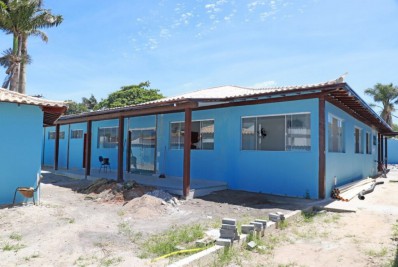 Obras da reforma da Escola M. José Bento Ribeiro Dantas em Búzios entra na reta final e inauguração está prevista para fevereiro 