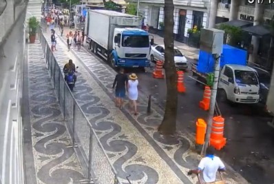 Dono de caminhão de gelo que denunciou abordagem da Seop é desmentido por vídeo de monitoramento