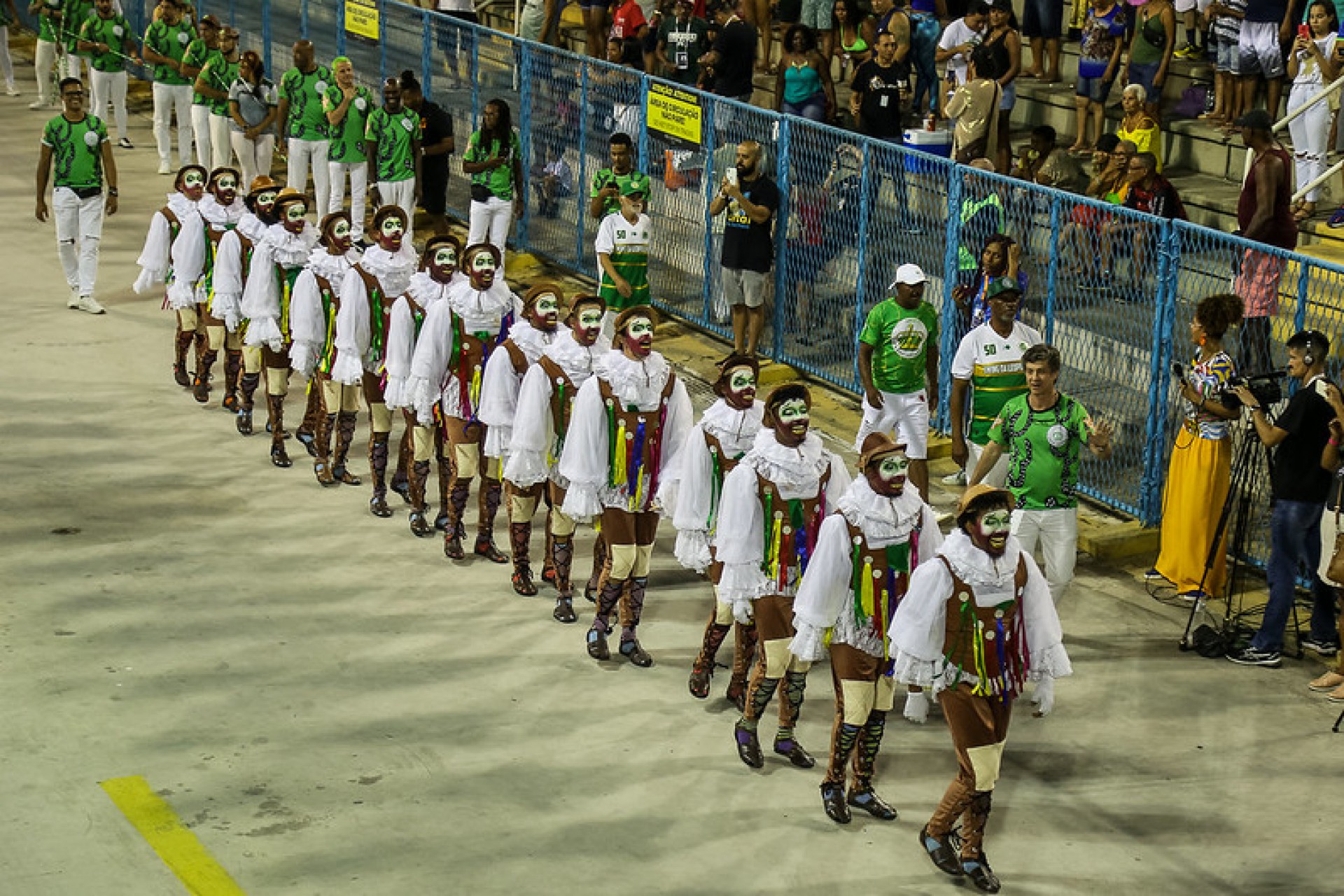 Imperatriz Leopoldinense abre segundo dia de ensaio técnico na Sapucaí - Maria Zilda Matos / Rio Carnaval