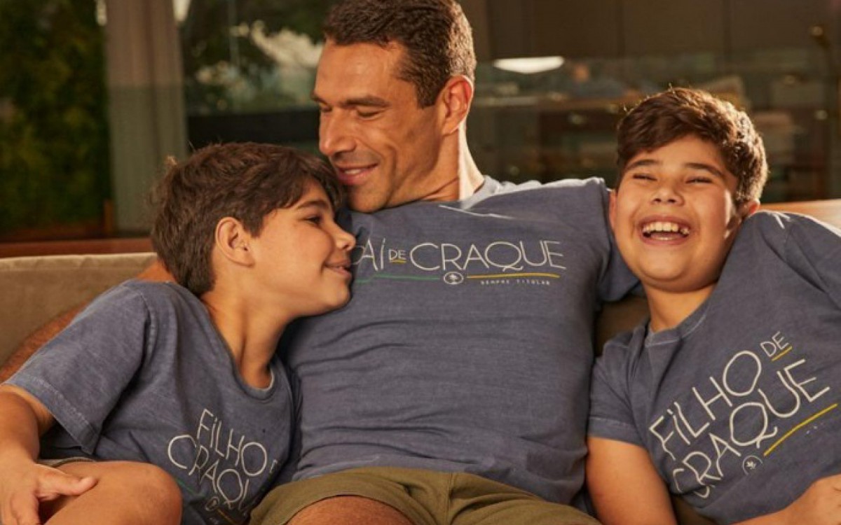 Marcus Buaiz e os filhos