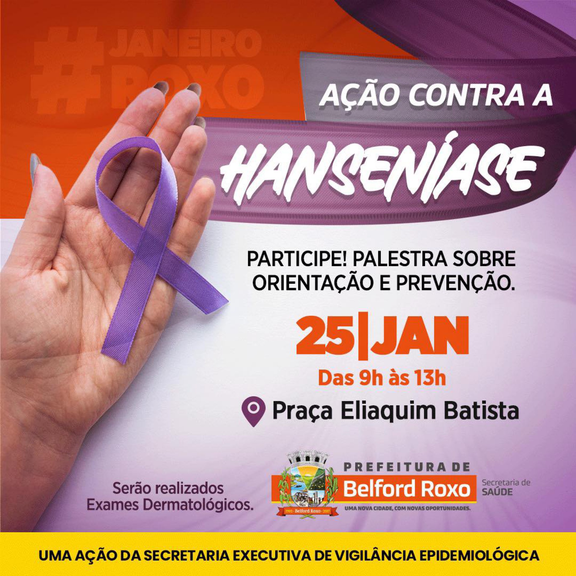 O evento acontecerá de 9h às 13h - Divulgação