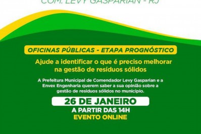 Governo municipal está elaborando o Plano Municipal de Gestão Integrada de Resíduos Sólidos