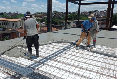 Obra do Hospital da Criança avança com construção da terceira laje
