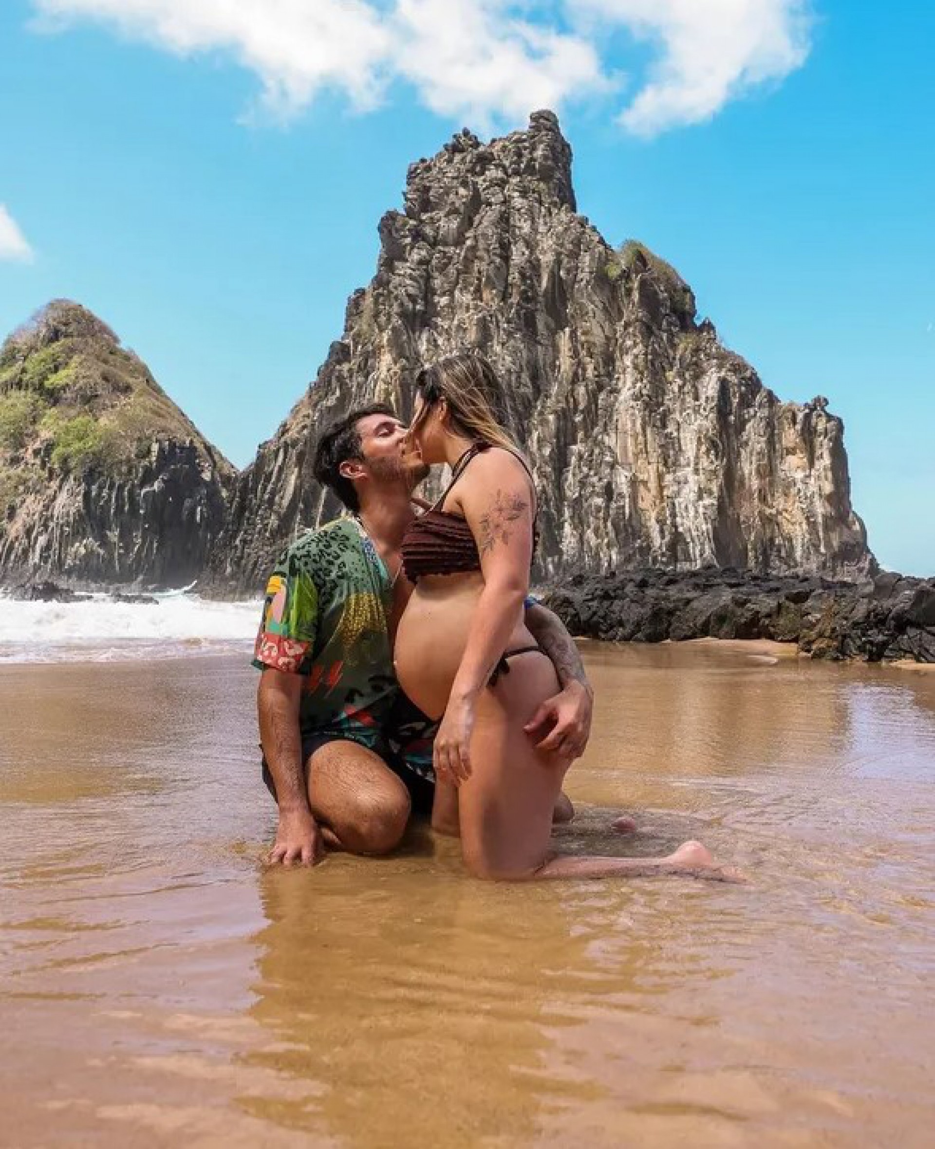 Viih Tube e Eliezer em Fernando de Noronha - Reprodução/Instagram