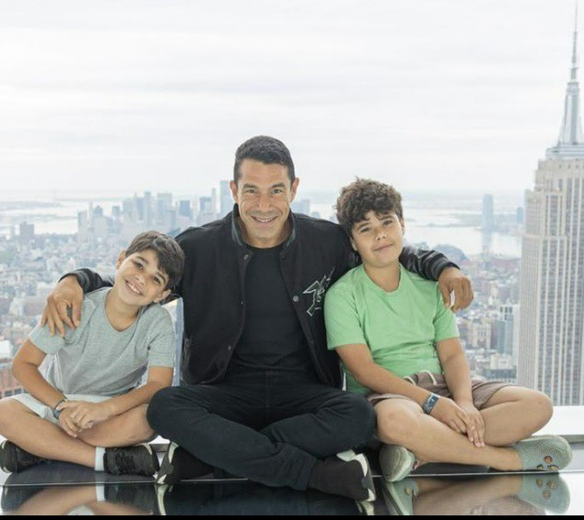 Marcus Buaiz e os filhos - Reprodução do Instagram