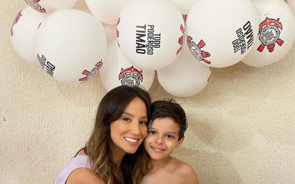 Elisa Leite &eacute; m&atilde;e de Bernardo, filho de Cristiano Ara&uacute;jo