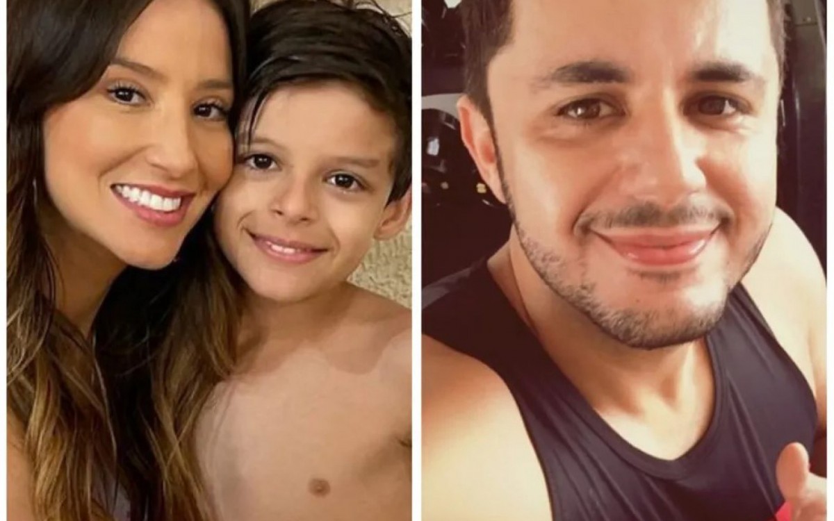 Elisa Leite &eacute; m&atilde;e de Bernardo, filho de Cristiano Ara&uacute;jo