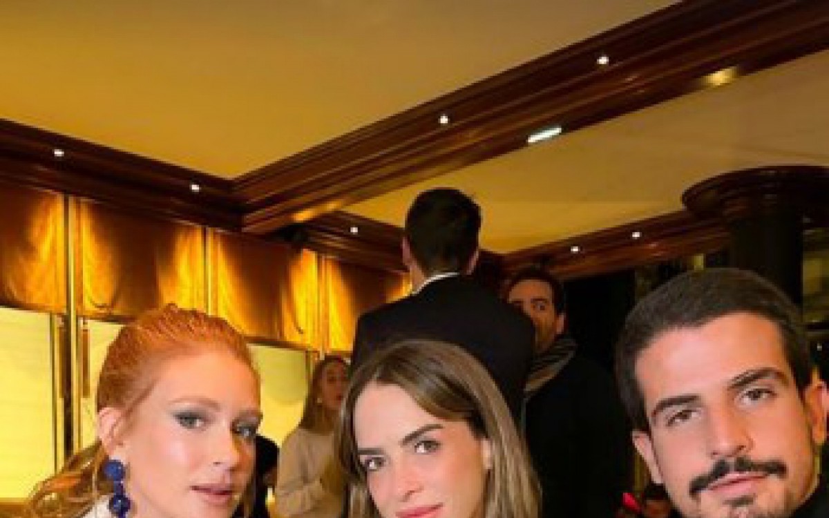 Marina Ruy Barbosa curte Paris com Enzo Celulari e Bella Negr&atilde;o
