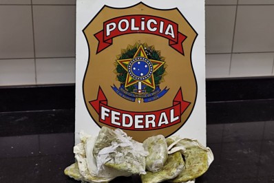 Homem que transportava maconha é preso pela PF em aeroporto do Rio