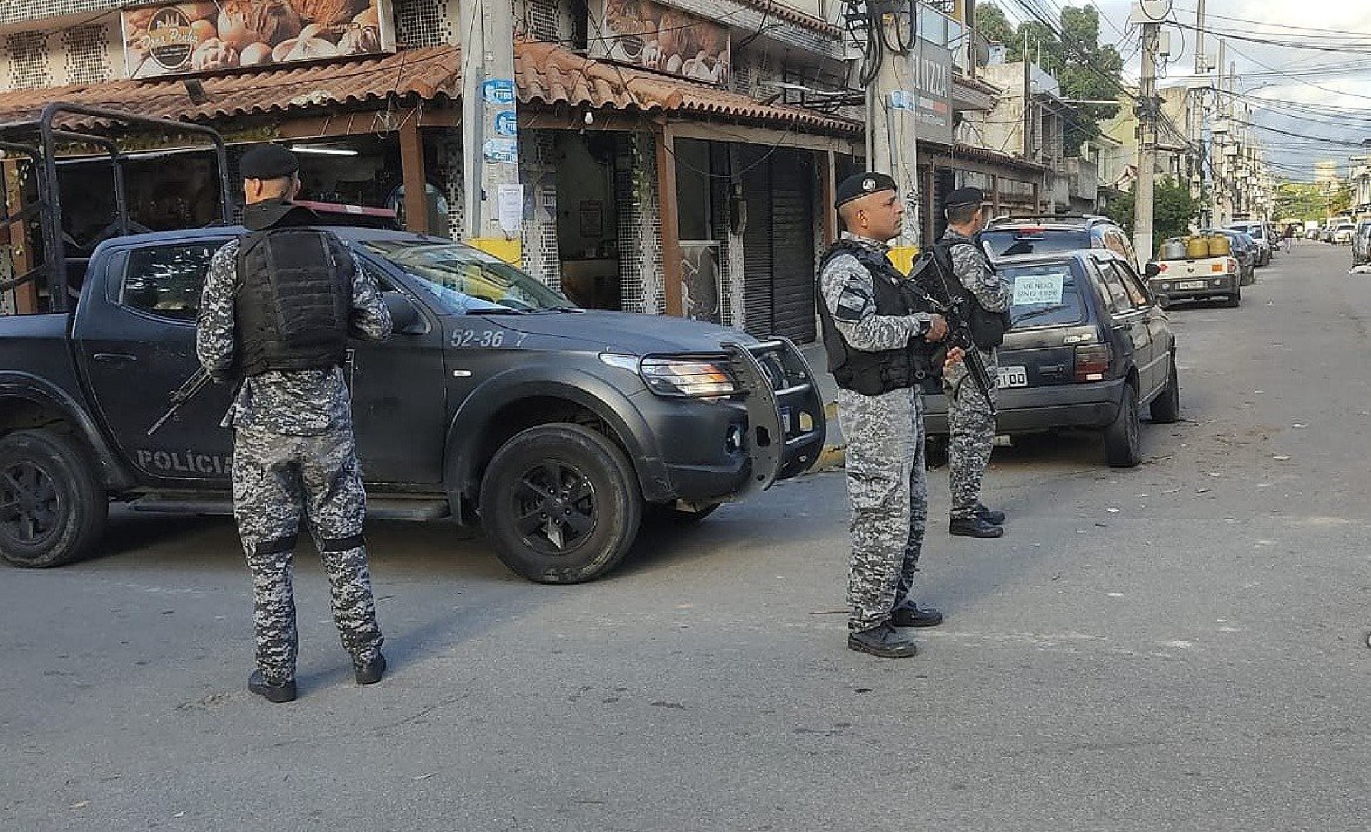 Policiamento reforçado na Gardênia Azul nesta quarta-feira (25) - Divulgação