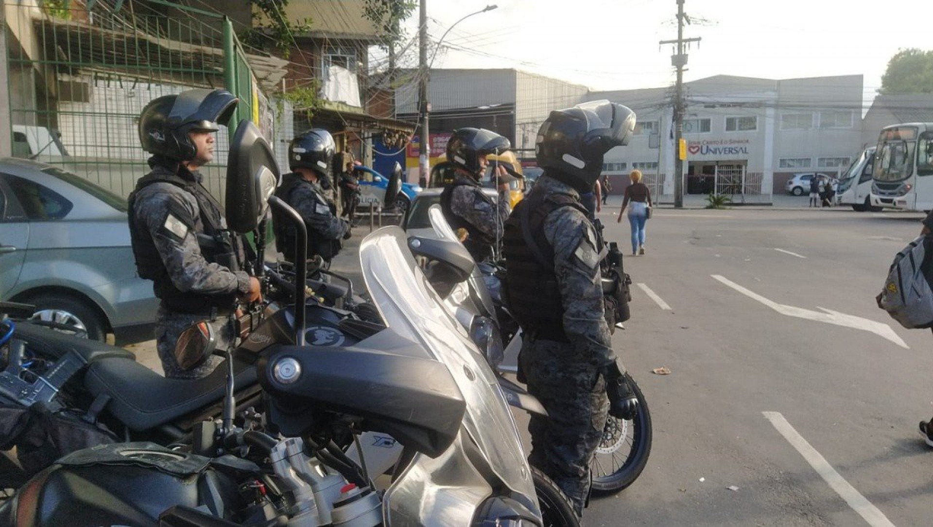 Policiamento reforçado na Gardênia Azul nesta quarta-feira (25) - Divulgação