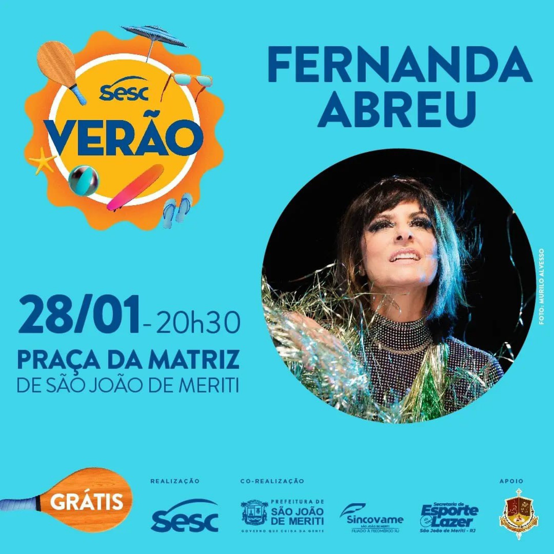 Entre os destaques da programa&ccedil;&atilde;o do Projeto Sesc Ver&atilde;o est&atilde;o shows de Fernanda Abreu 