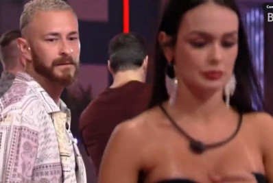 Fred dá espiadinha em Larissa durante festa e internautas reagem; veja o vídeo