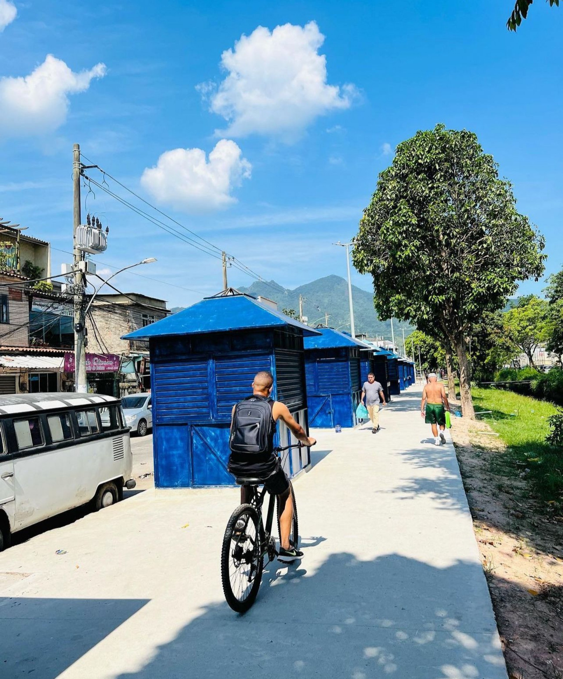 Feira de Ambulantes da Gardênia Azul em construção  - Divulgação