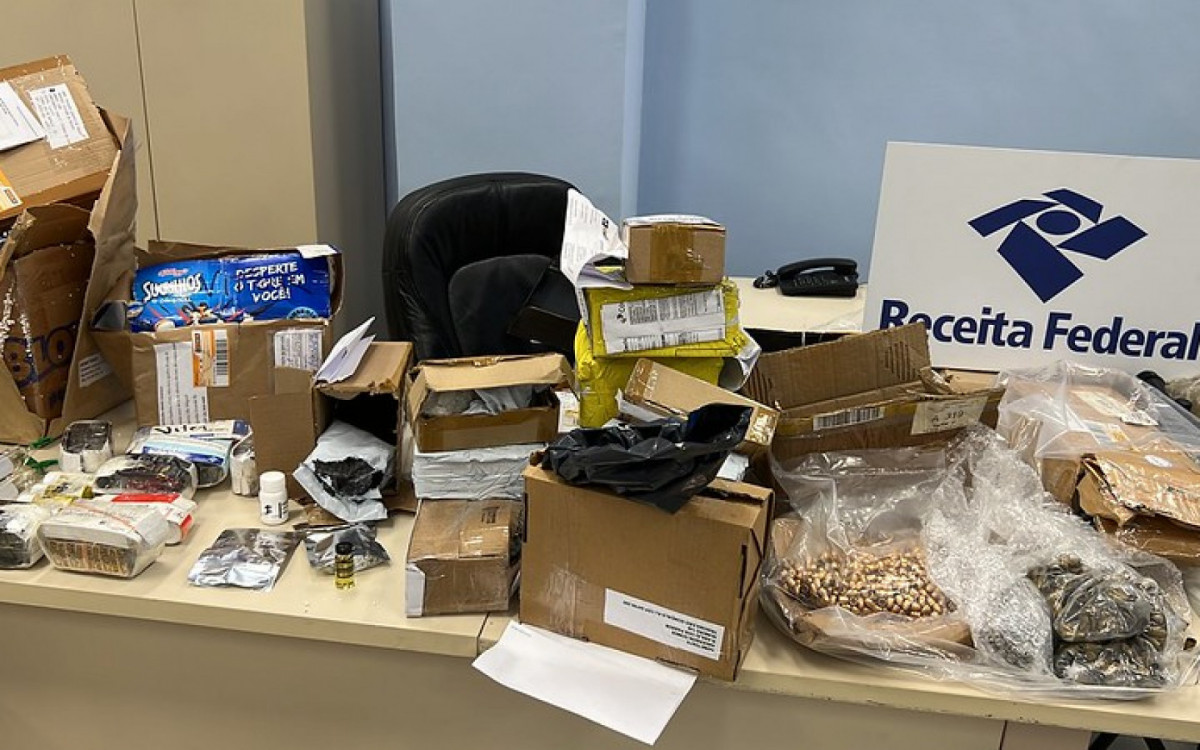 Material foi apreendido durante a opera&ccedil;&atilde;o 'Carta Marcada' da Receita Federal