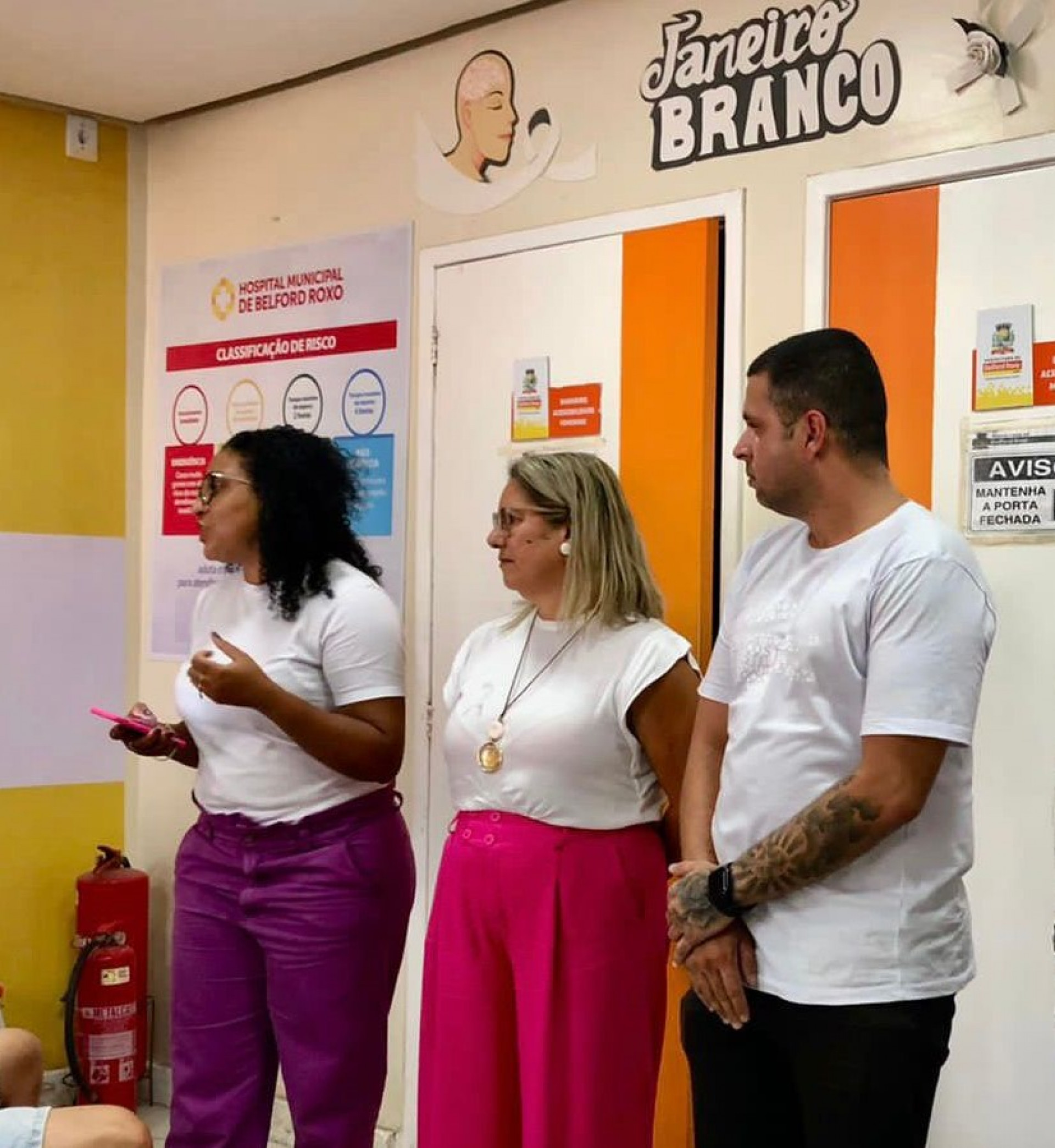 A a&ccedil;&atilde;o do "janeiro Branco" teve o objetivo de orientar sobre a sa&uacute;de mental