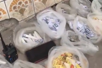 Criminosos foram presos em operação da PM na Comunidade do Buraco Quente