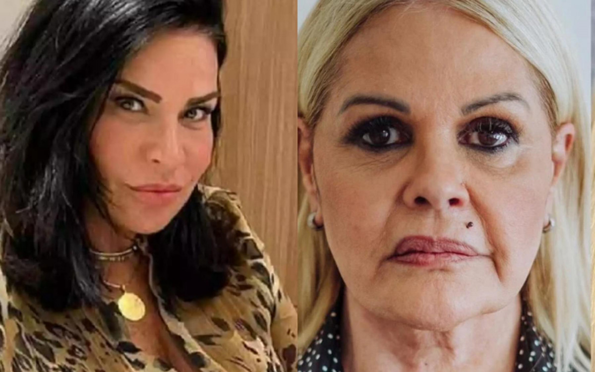 Solange Gomes e Monique Evans