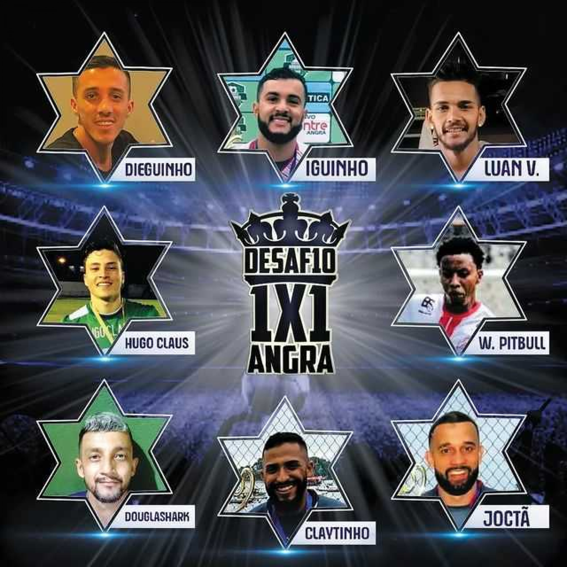 Jogadores do confronto 1x1