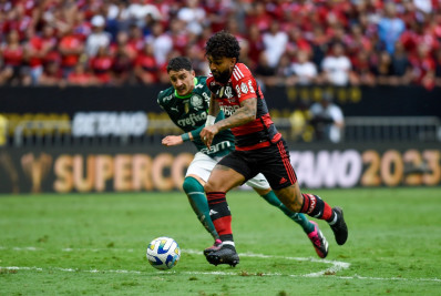 Jogadores do Palmeiras provocam Gabigol após título sobre o Flamengo