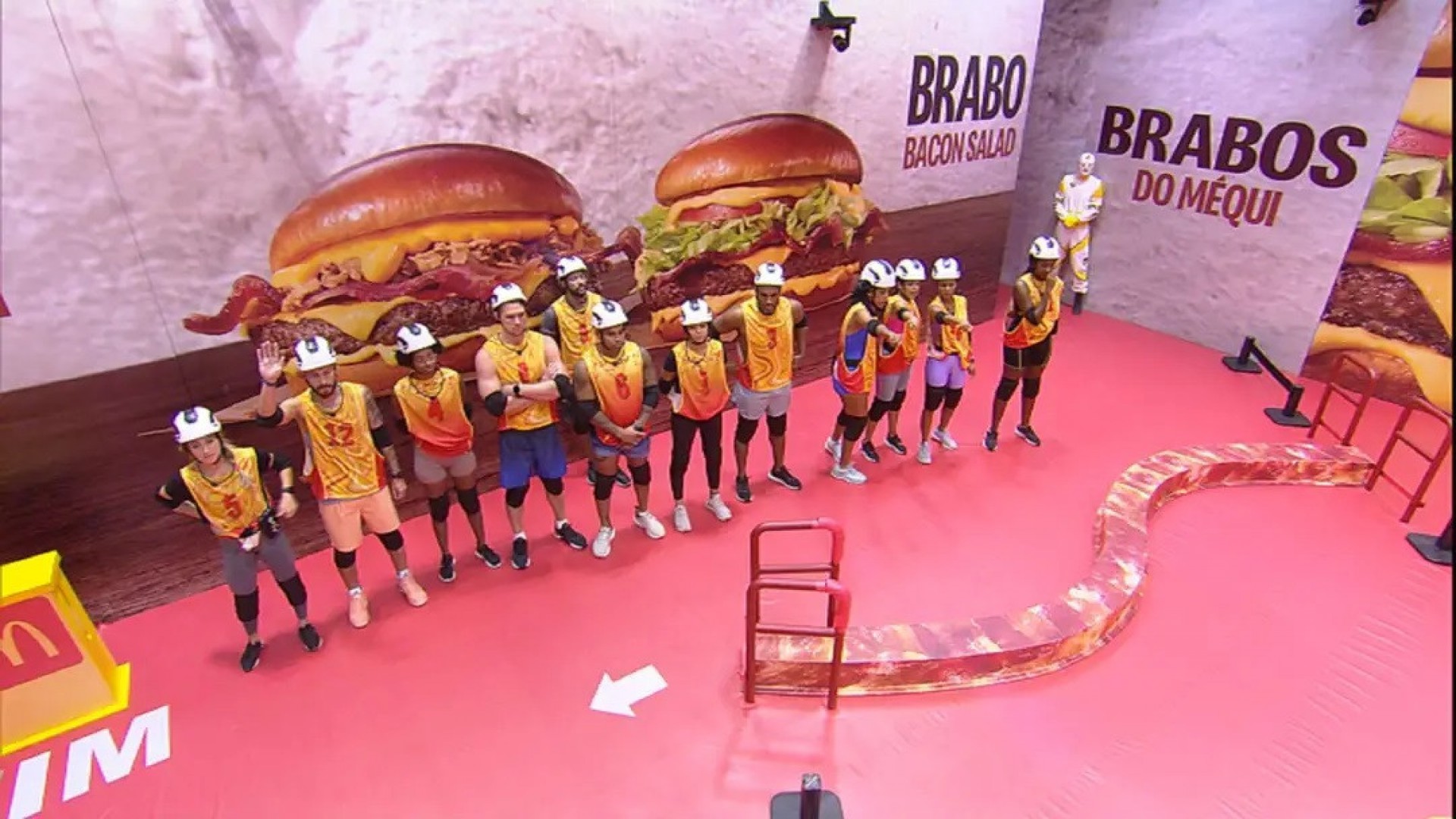 Brothers disputam a prova do anjo neste sábado - Reprodução de vídeo / TV Globo