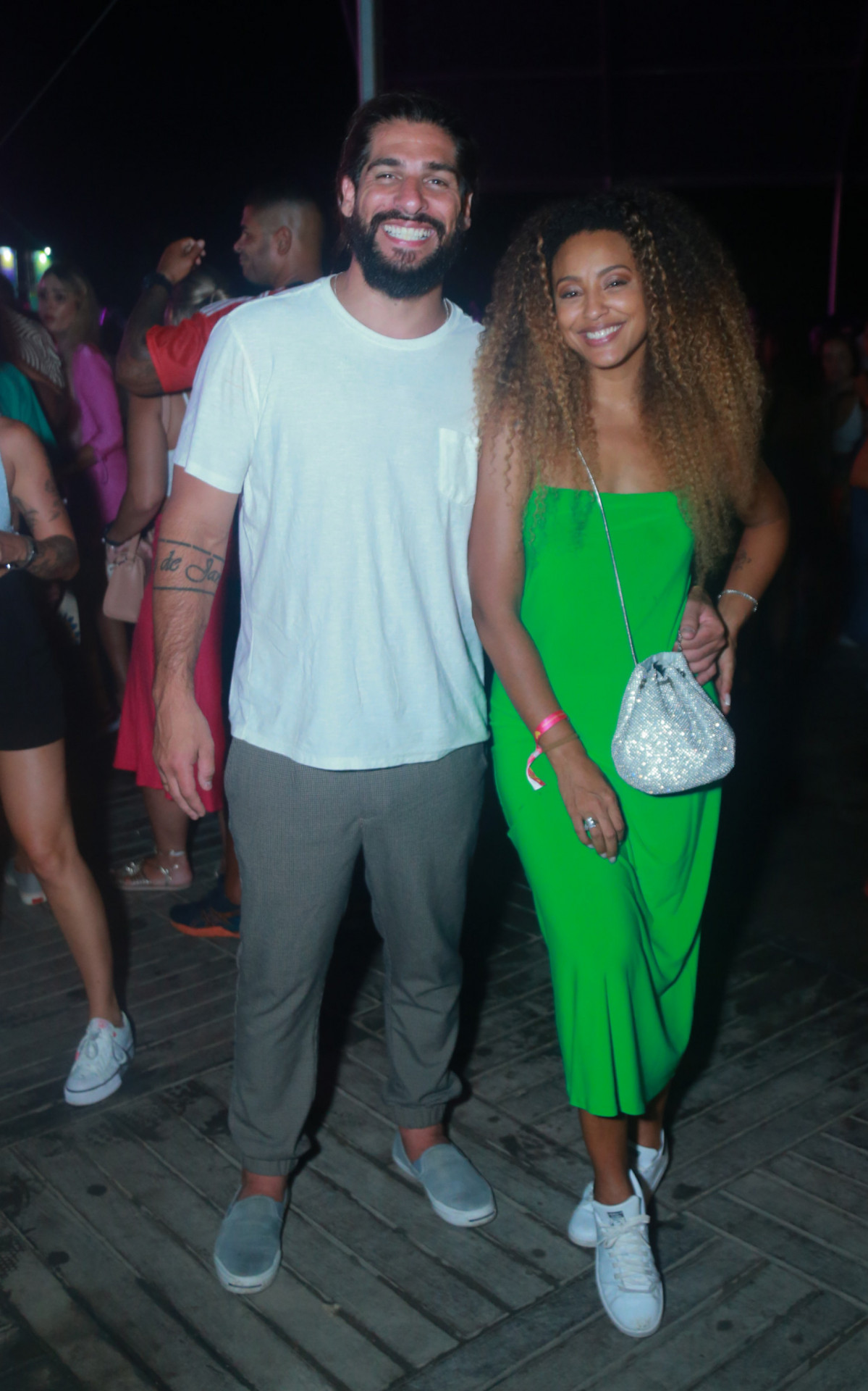 Sheron Menezzes e o marido, Saulo Bernard