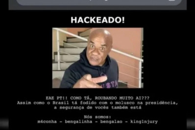 Hackers colocam foto de Kid Bengala no site oficial do PT