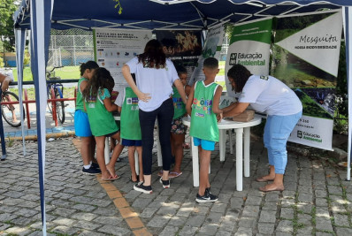 Vila Olímpica de Mesquita conscientiza crianças no Dia Mundial da Educação Ambiental