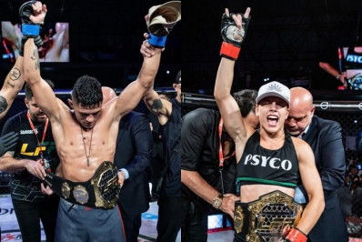 Gabriel Mosquitinho e Julia Polastri faturam cinturões no LFA 151