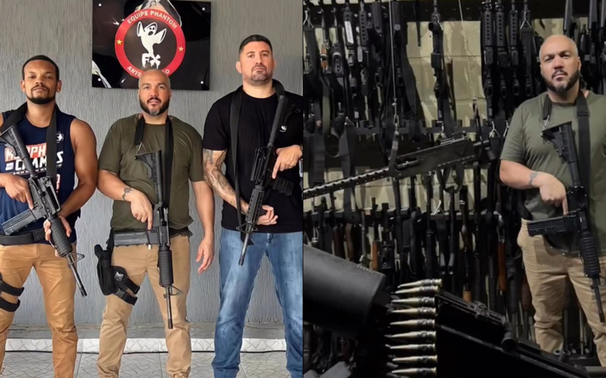 Belo treina com a Polícia Civil do Rio para atuar em série - Reprodução/Instagram