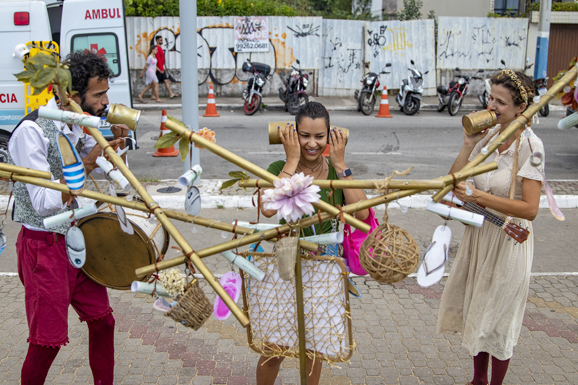 Até o dia 12 de fevereiro diferentes modalidades esportivas passarão pelas arenas montadas em frente ao Clube Cidade do Sol - Divulgação/Moisés Bruno H. Santos