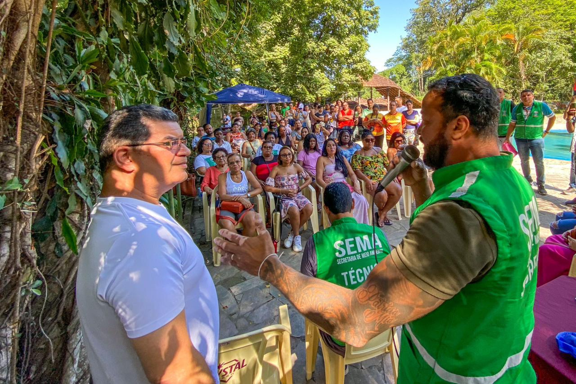 O secretário de Meio Ambiente, Tuninho Medeiros, destacou o trabalho que está sendo feito no município e elogiou a iniciativa de Sidney Oliveira - Rafael Barreto/PMBR