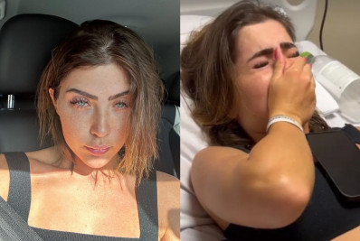 Jade Picon é hospitalizada após sentir enjoos e chora ao tomar soro na veia