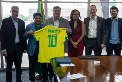 Presidente da CBF e Ministro da Justiça se reúnem para debater o combate ao racismo e à violência no futebol