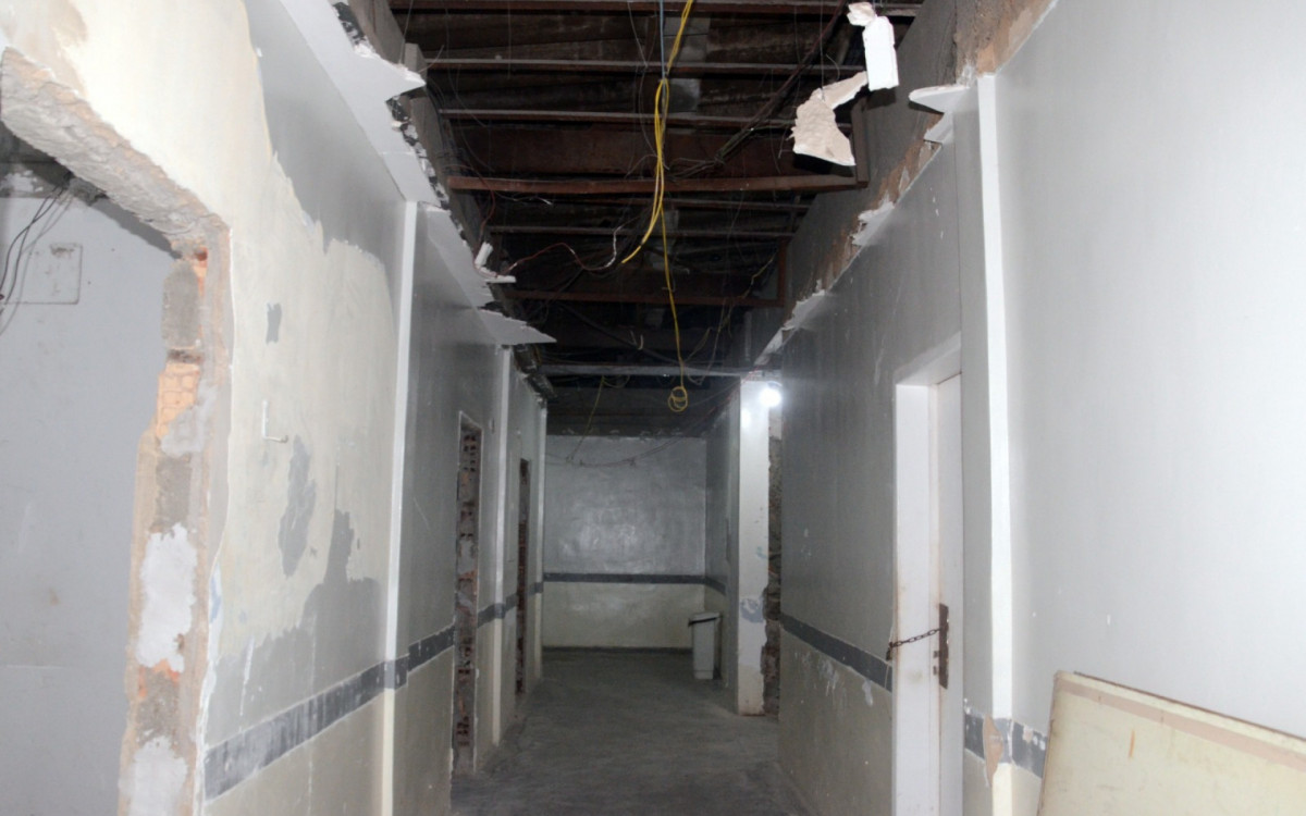 Obras em posto de sa&uacute;de 24h no Fragoso, em Mag&eacute; - Gilson Costa Jr./Divulga&ccedil;&atilde;o